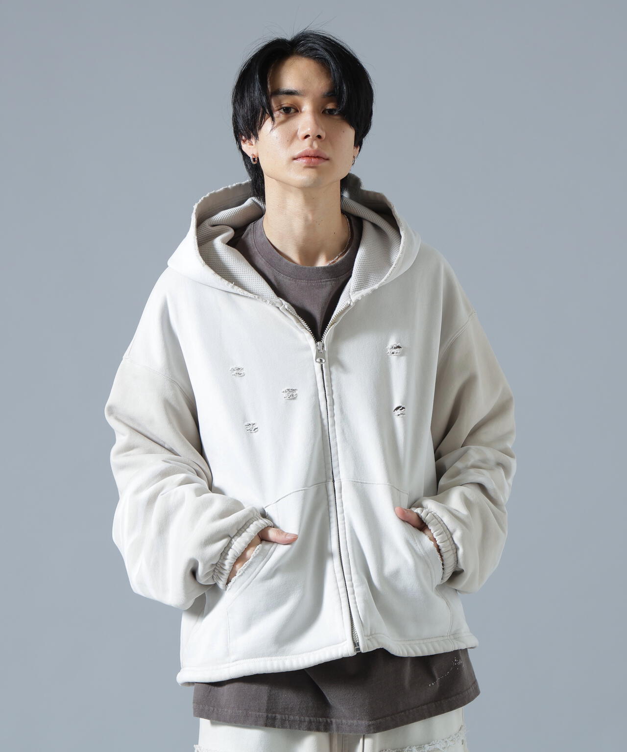 DankeSchon/ダンケシェーン/SULFUR SWEAT THERMAL ZIP HOODIE