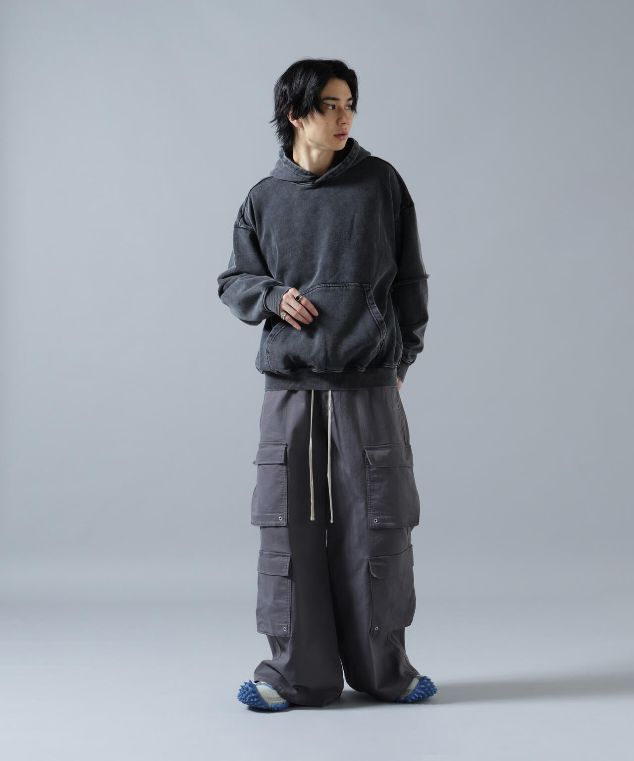 【WEB&DEPOT限定】DankeSchon/ダンケシェーン/LAYYERED HOODIE