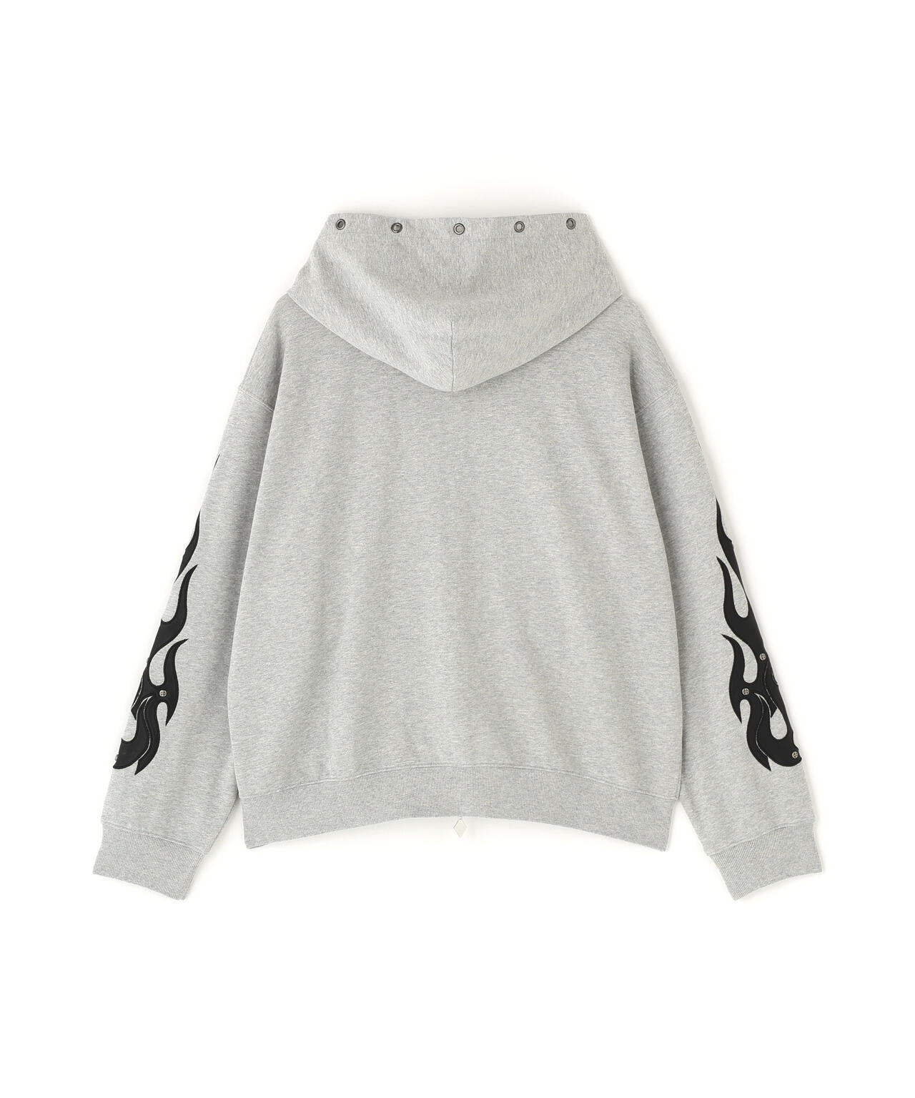 SUPPLIER/サプライヤー/Fire Tribal Leather Patch Zip Hoodie
