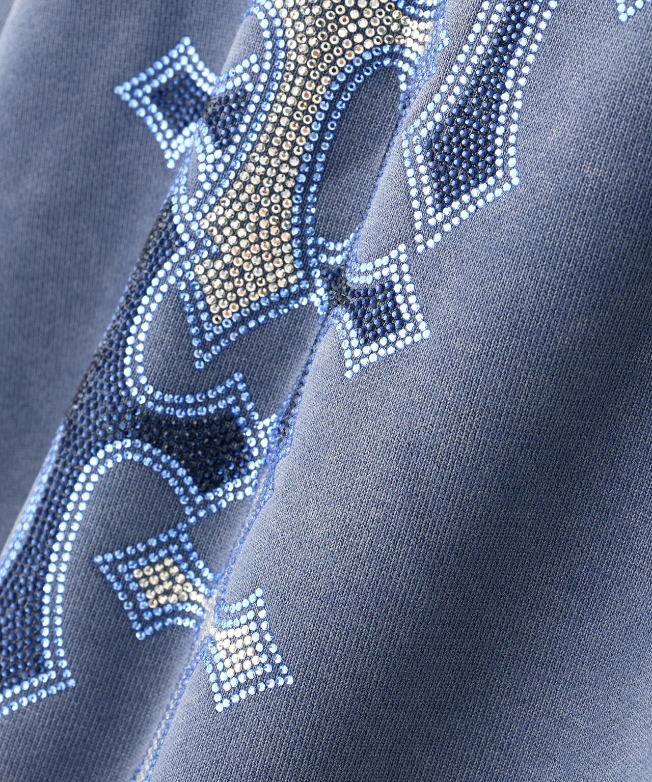 SUPPLIER/サプライヤー/MULTIPLE CROSS  RHINESTONE ZIP HOODIE
