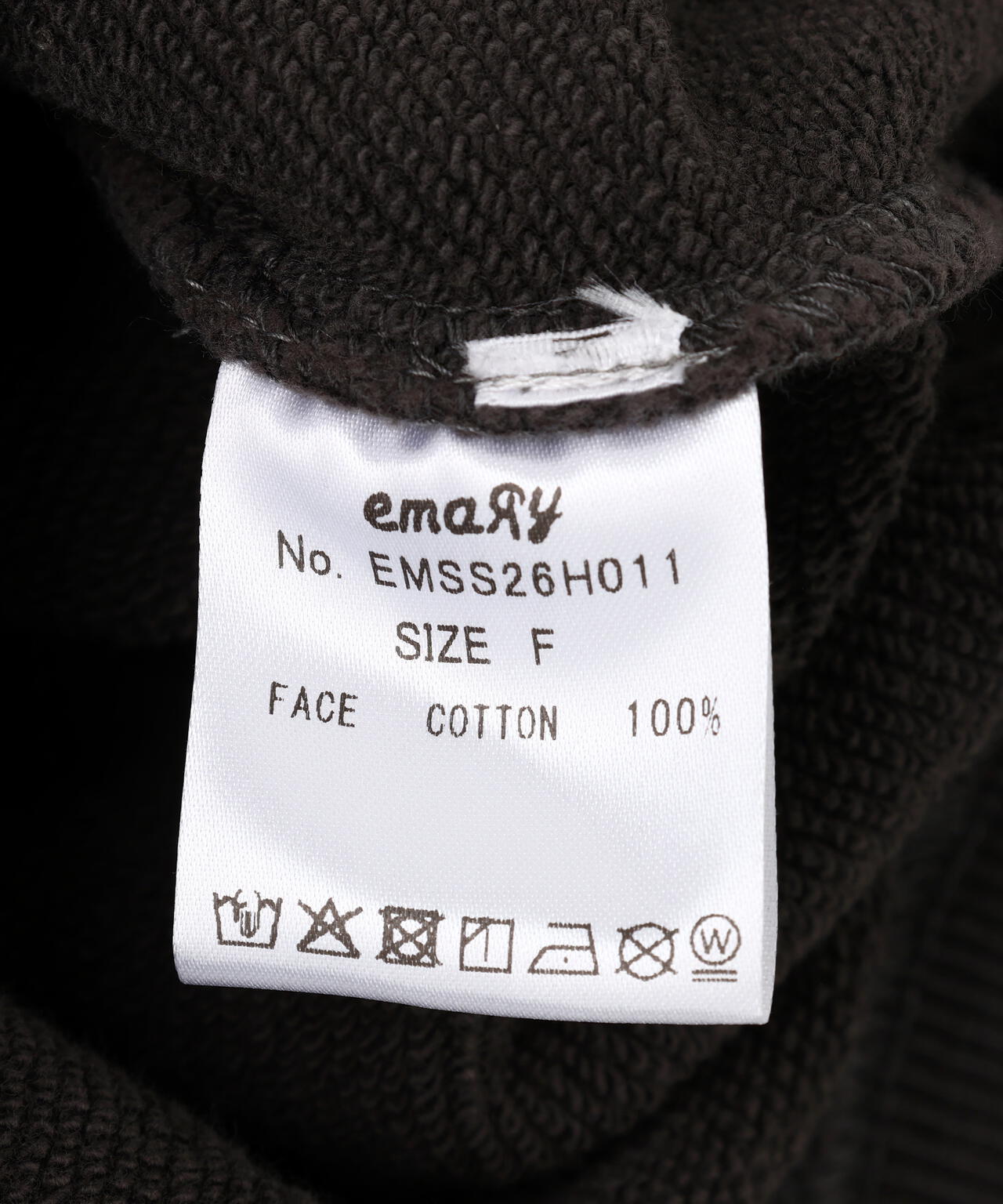 emary/エメリー/Damaged Psycho candy hoodie
