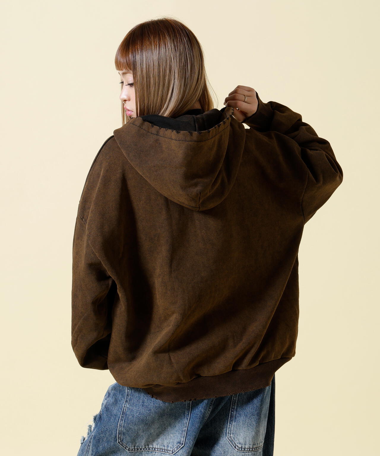 SIS/エスアイエス/Short Zip Hoodie