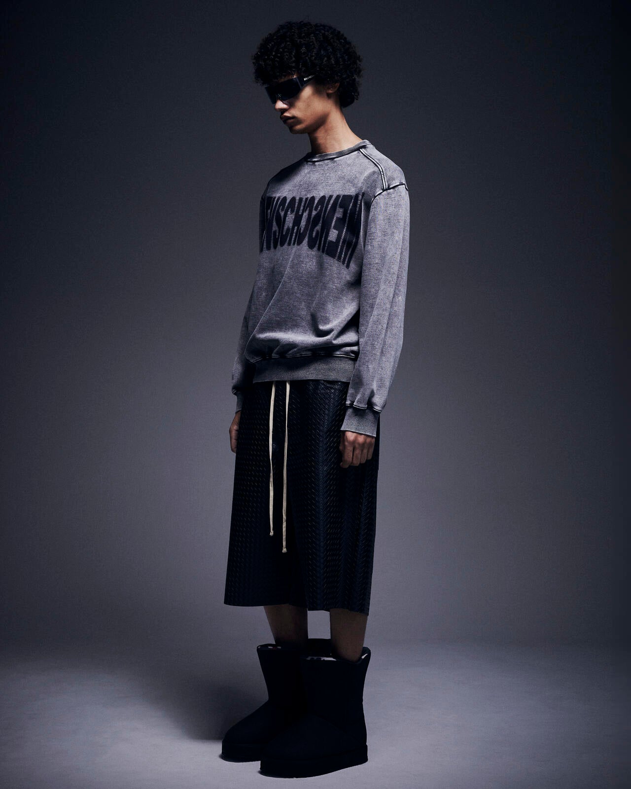 DankeSchon/ダンケシェーン/CHEMICAL SWEAT CREWNECK