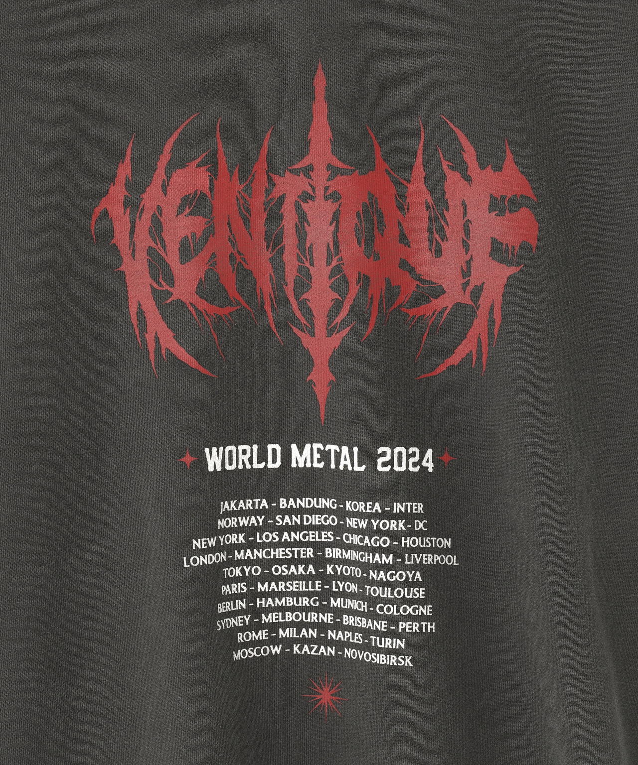 VENTIQUE/ベンティーク/Graphic Crew Neck Ver.3