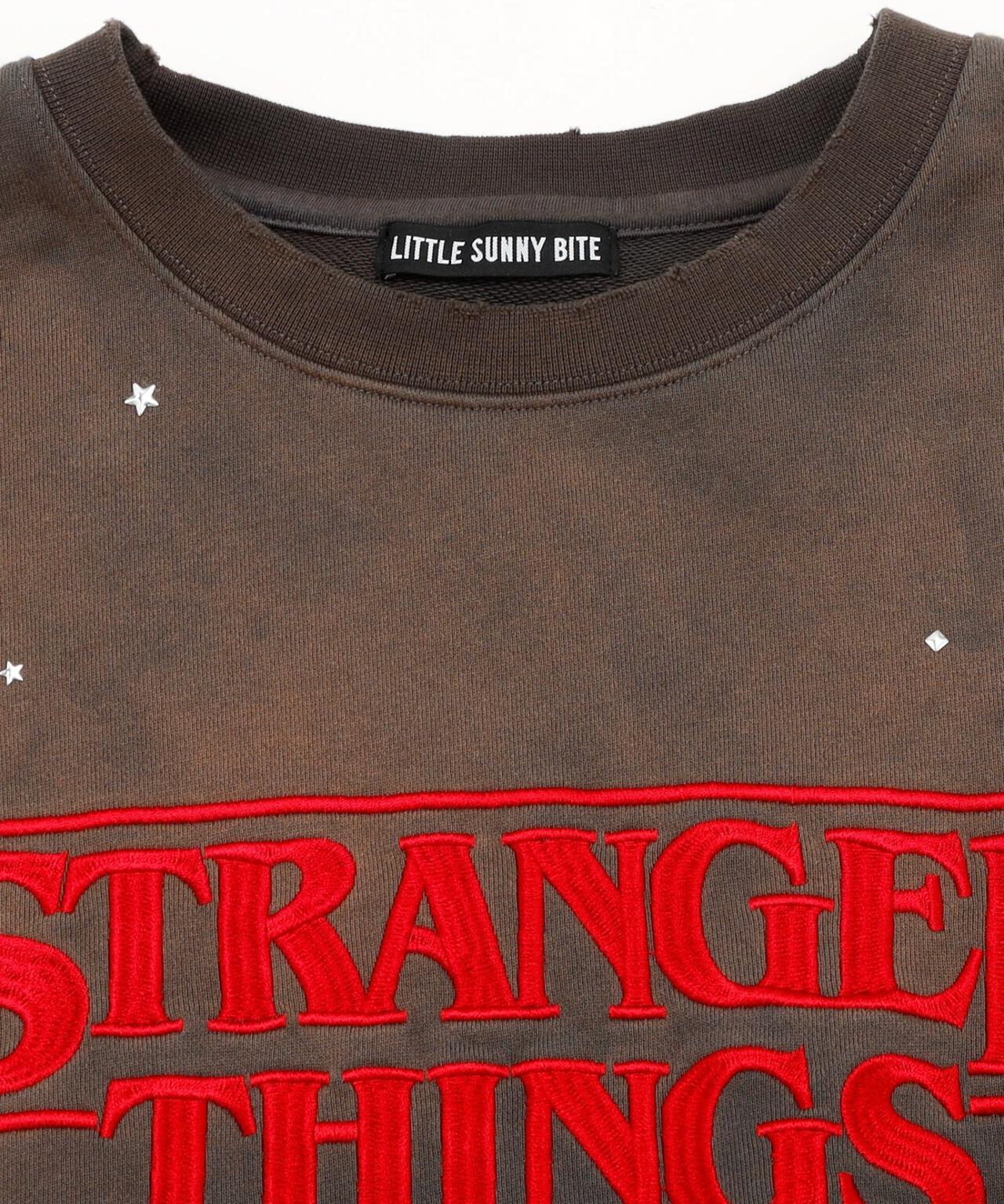 littlesunnybite/stranger things x little sunny bite logo sweat