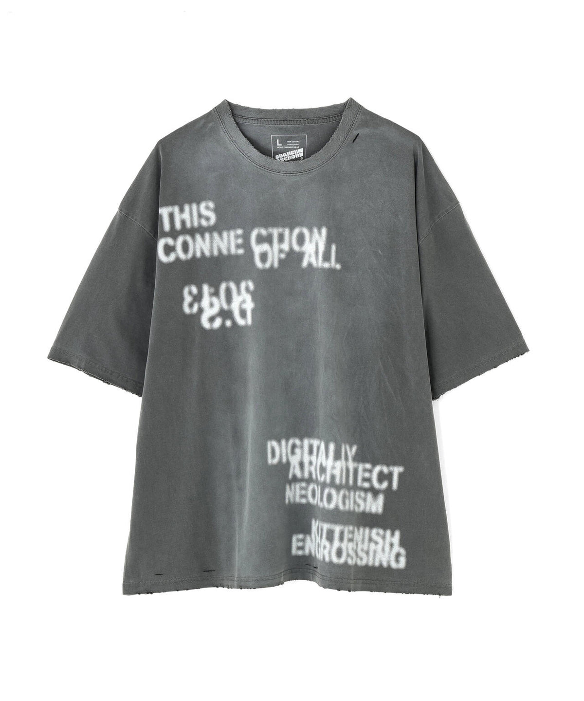 DankeSchon/ダンケシェーン/PIGMENT STENCIL S/S TEE