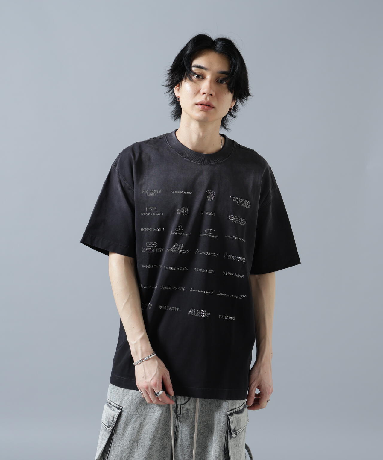 【WEB&DEPOT限定】DankeSchon/ダンケシェーン/NULTI LOGO S/S T-SHIRTS