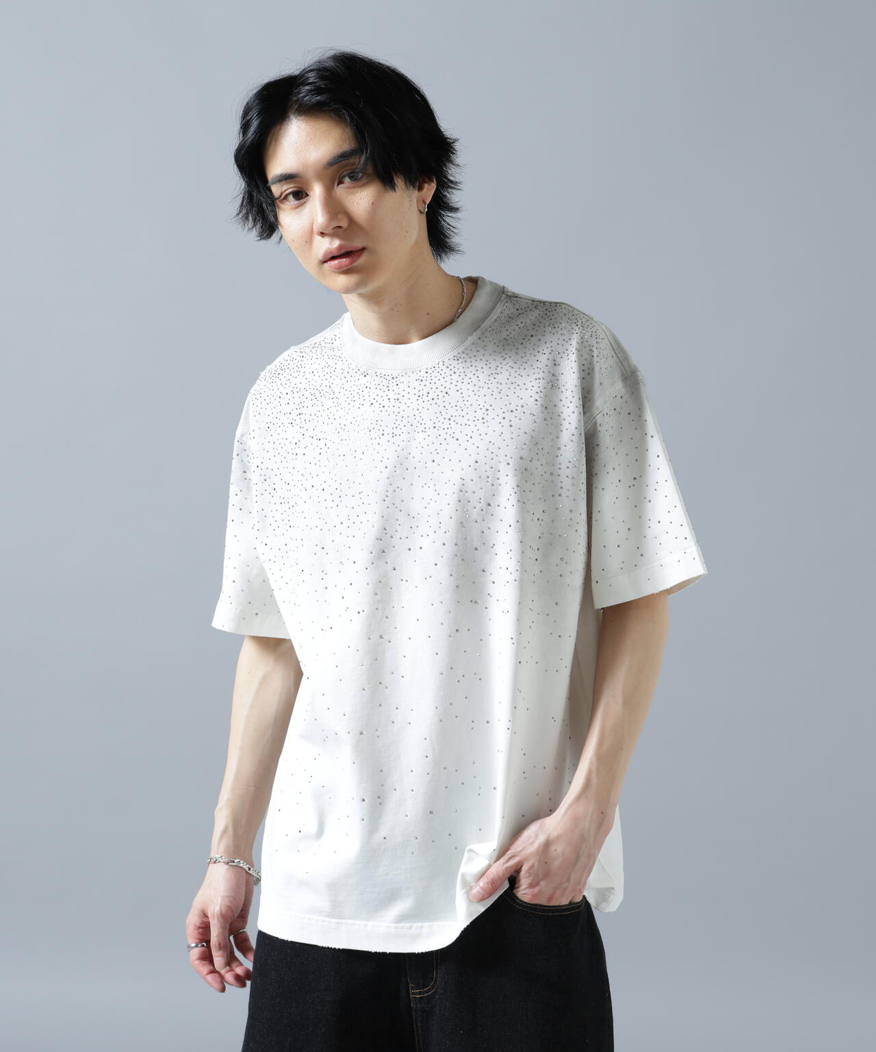 【WEB&DEPOT限定】DankeSchon/ダンケシェーン/LINESTONE S/S TEE