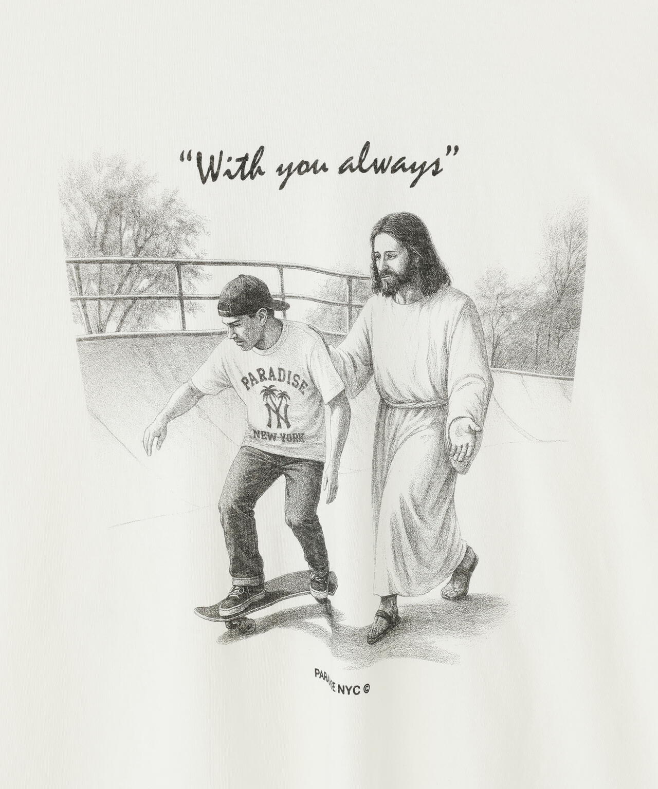 Paradise NYC/パラダイスニューヨーク/WITH YOU ALWAYS SS TEE