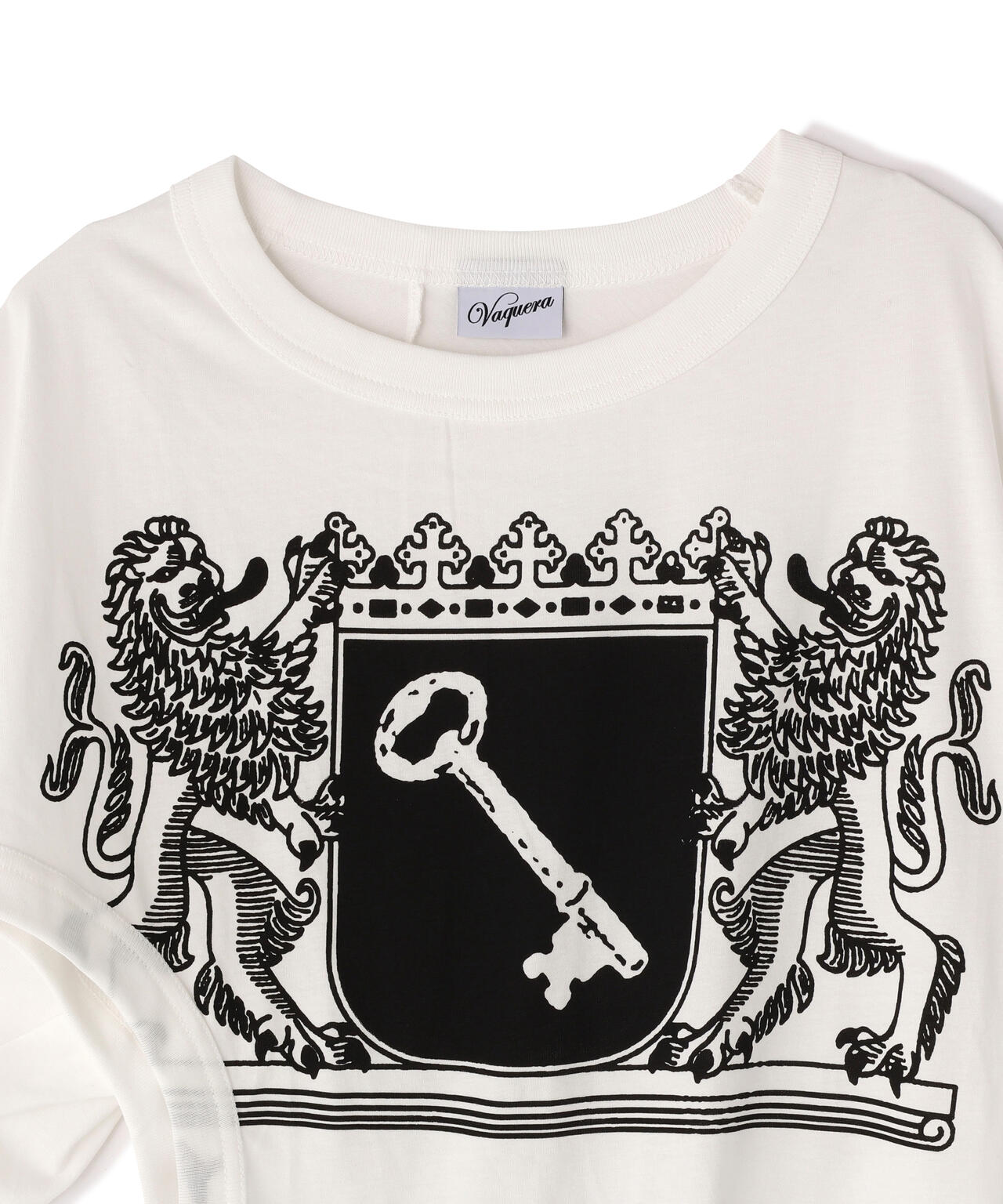 VAQUERA/ヴァケラ/WOMEN TWISTED T-SHIRT