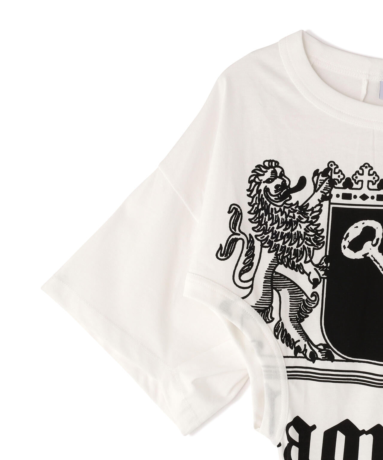 VAQUERA/ヴァケラ/WOMEN TWISTED T-SHIRT