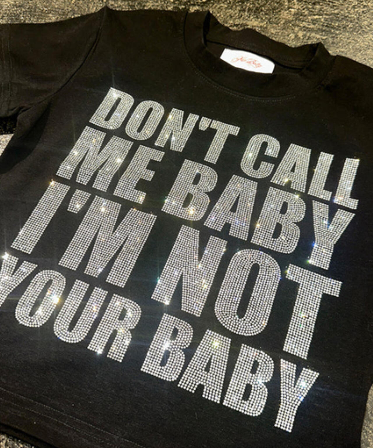 SupBaby by SUPPLIER/サプベビー バイ サプライヤー/I'm Not Your Baby Cropped Tee