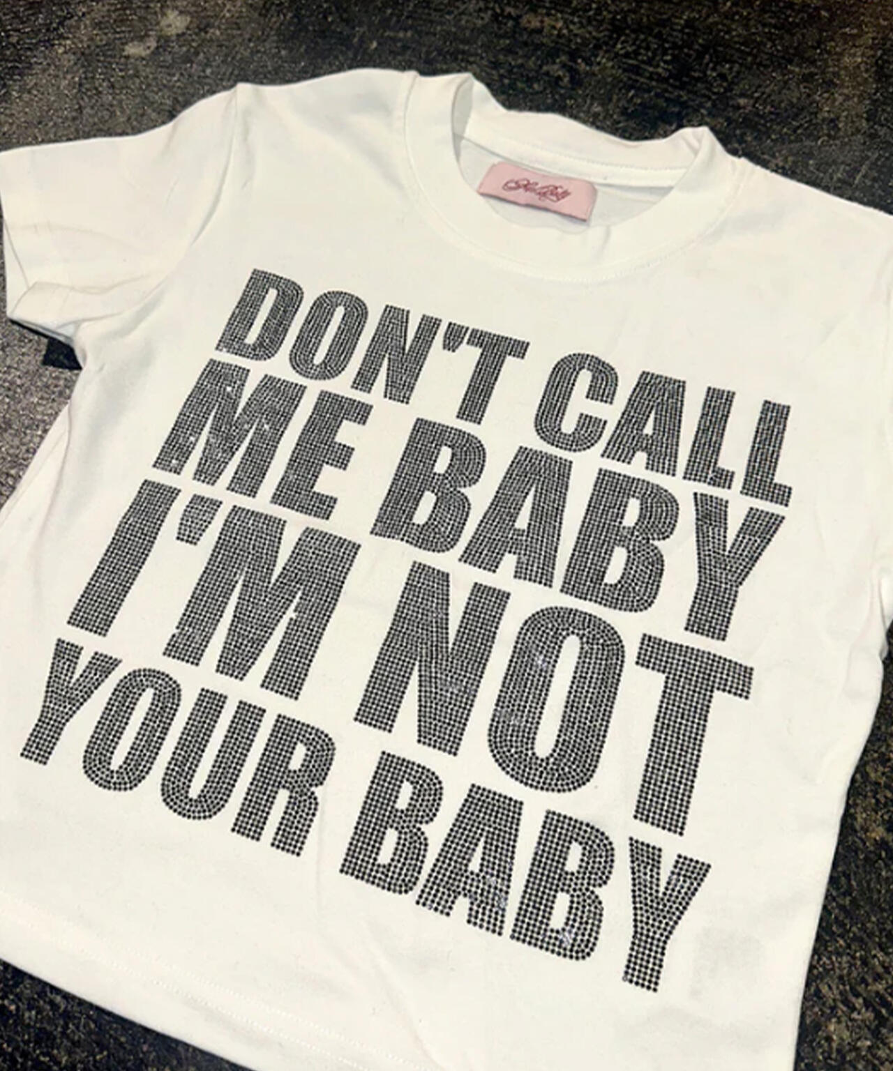 SupBaby by SUPPLIER/サプベビー バイ サプライヤー/I'm Not Your Baby Cropped Tee