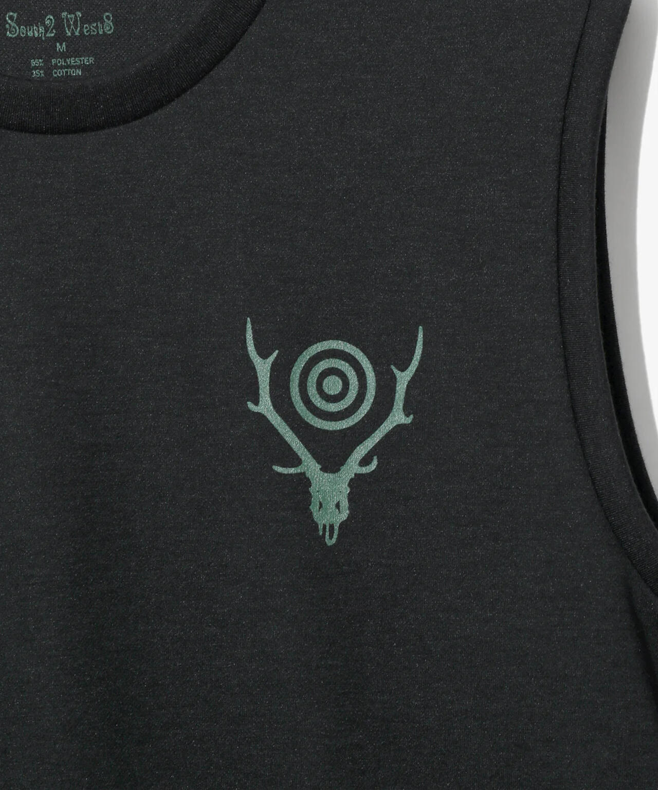 SOUTH2 WEST8/サウスツーウェストエイト/SLEEVELESS CREW NECK TEE - SKULL＆TARGET