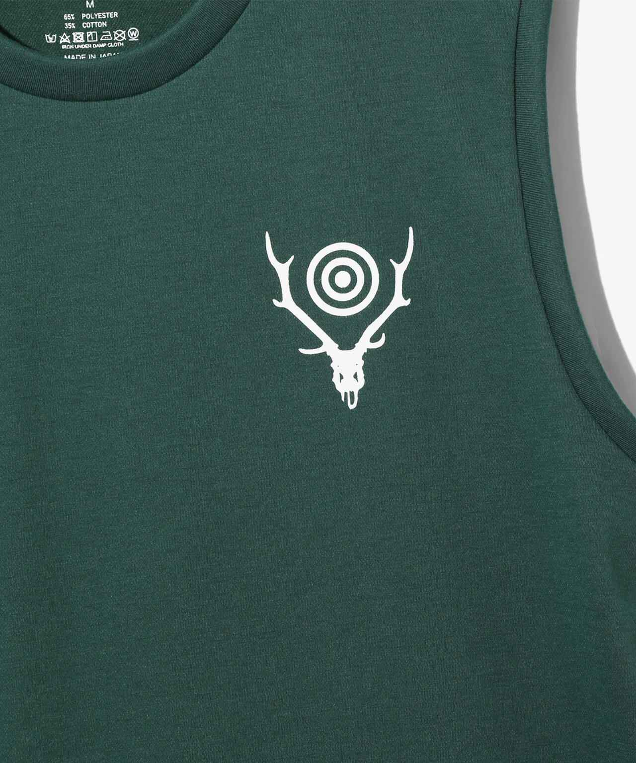SOUTH2 WEST8/サウスツーウェストエイト/SLEEVELESS CREW NECK TEE - SKULL＆TARGET