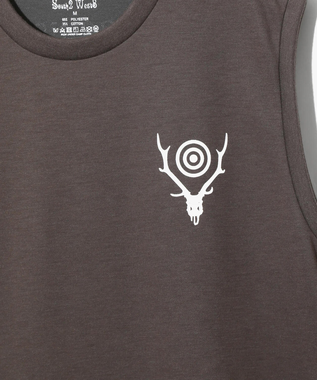 SOUTH2 WEST8/サウスツーウェストエイト/SLEEVELESS CREW NECK TEE - SKULL＆TARGET
