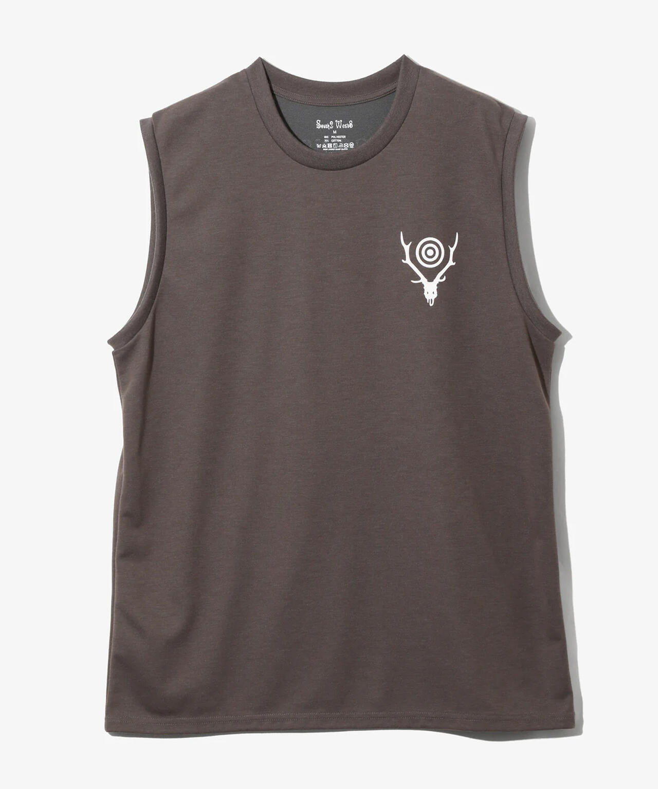 SOUTH2 WEST8/サウスツーウェストエイト/SLEEVELESS CREW NECK TEE - SKULL＆TARGET