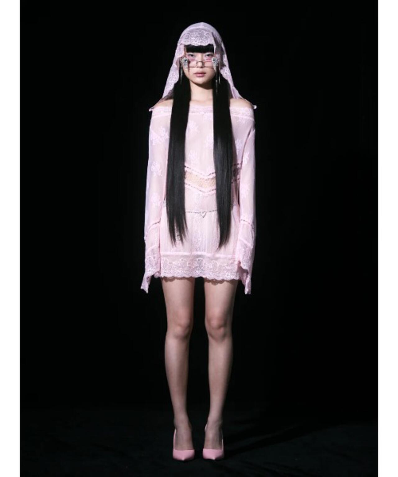 neith./ネイス/Veil-Offshoulder Dress