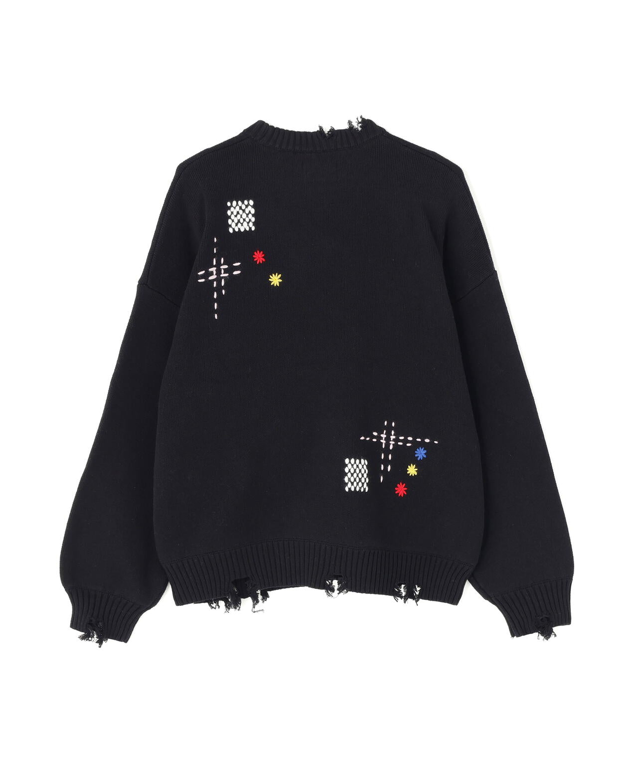 【WEB&DEPOT限定】DankeSchon/ダンケシェーン/HAND STITCH KNIT CREWNECK
