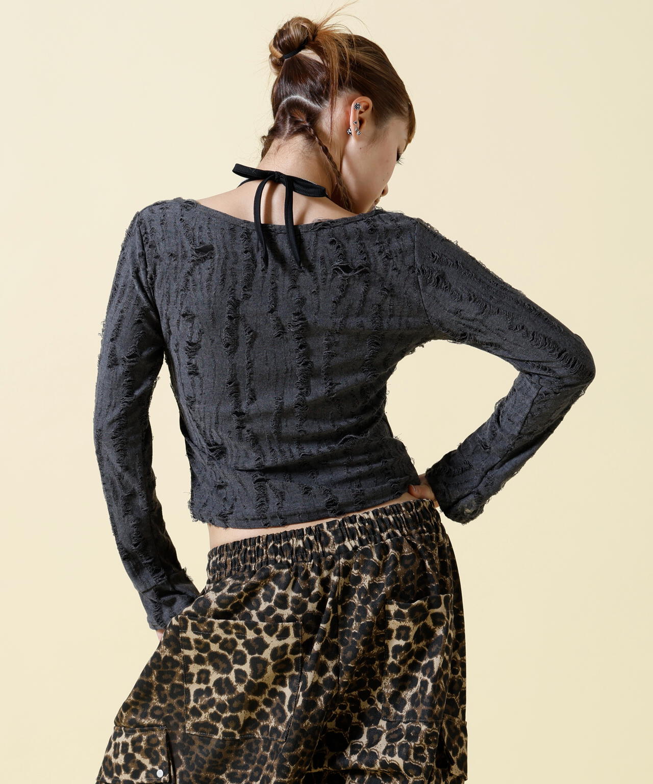 SIS/エスアイエス/Damage Cardigan