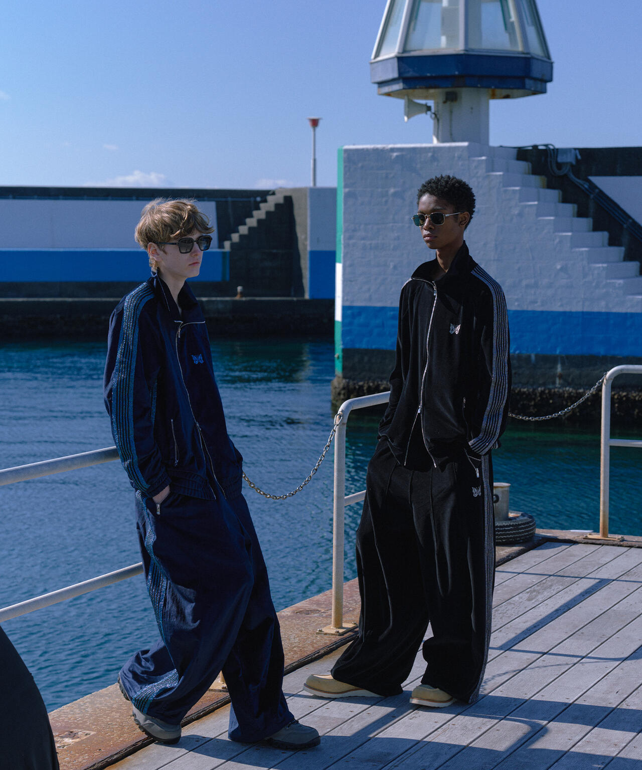 NEEDLES/ニードルズ/【LHP EXCLUSIVE】TRACK JACKET - C/PE VELOUR（BLACK）