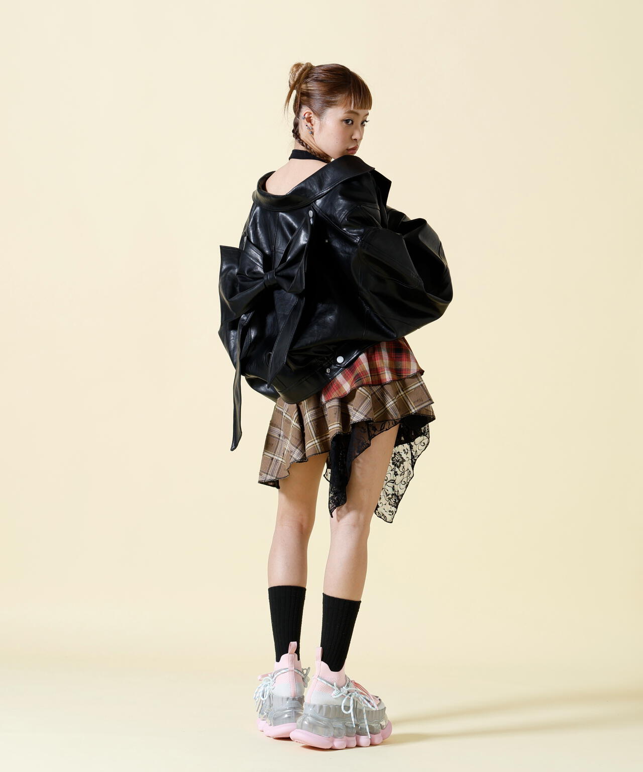 SIS/エスアイエス/PU Ribbon Jacket