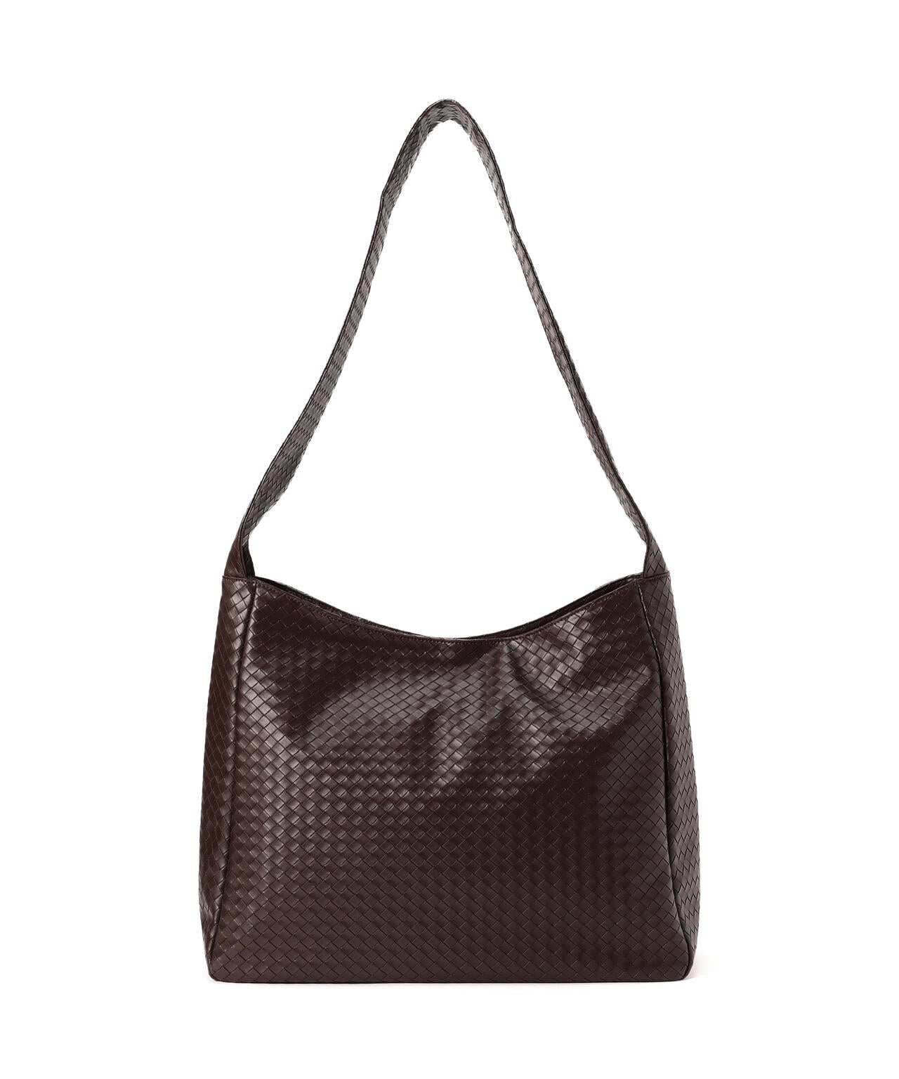 DankeSchon/ダンケシェーン/FAUX LEATHER WOVEN BAG