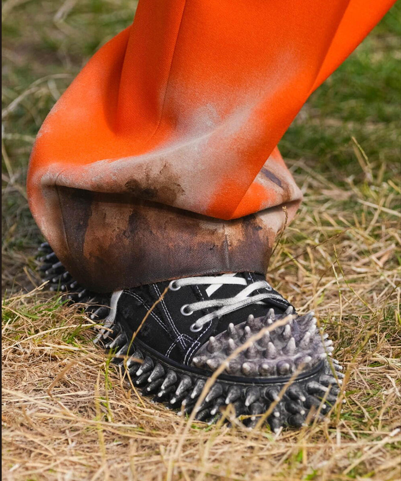 doublet/ダブレット/DIRTY SPIKE TOE CAP SNEAKER