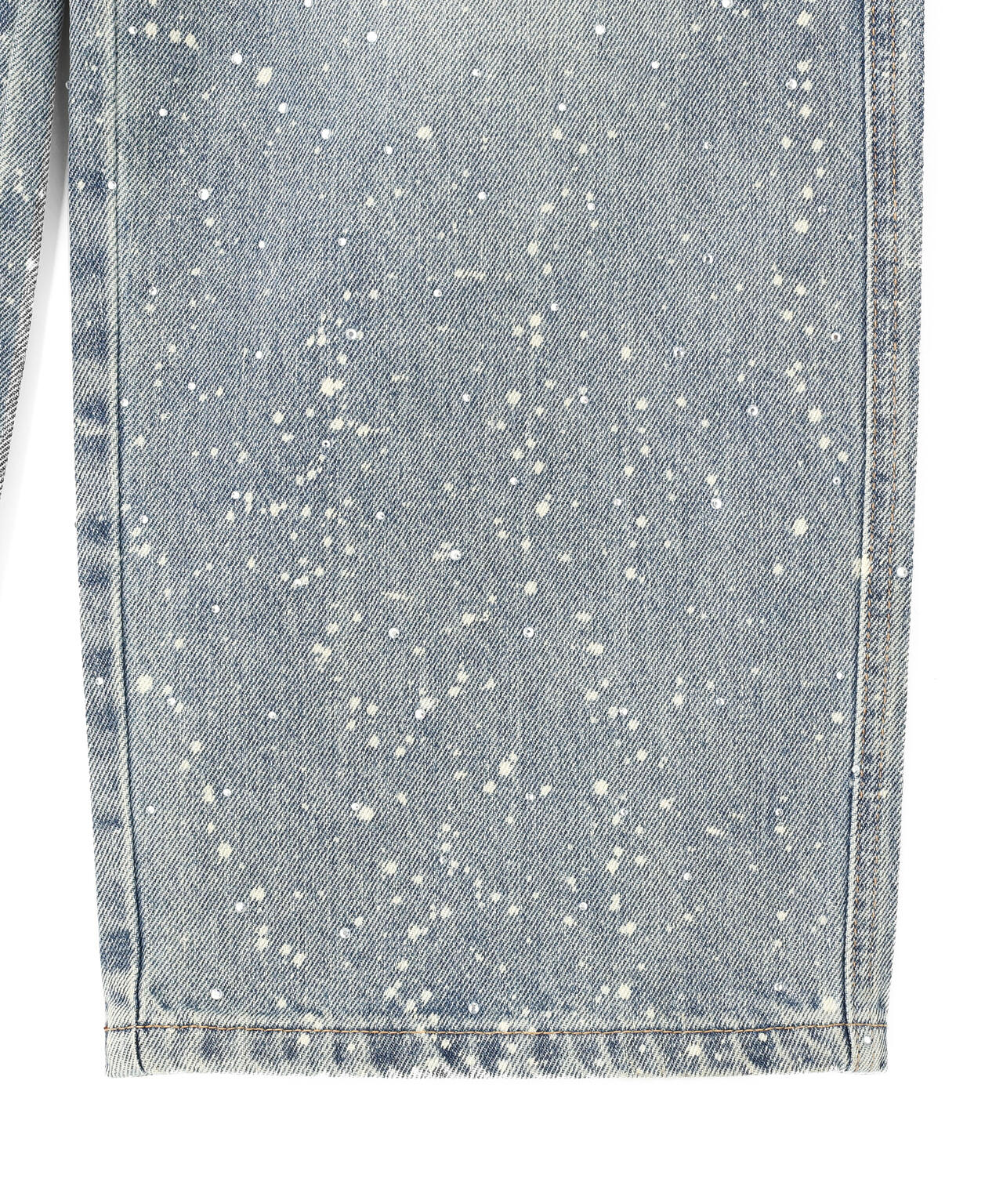 【WEB&DEPOT限定】DankeSchon/ダンケシェーン/RHINESTONE DENIM
