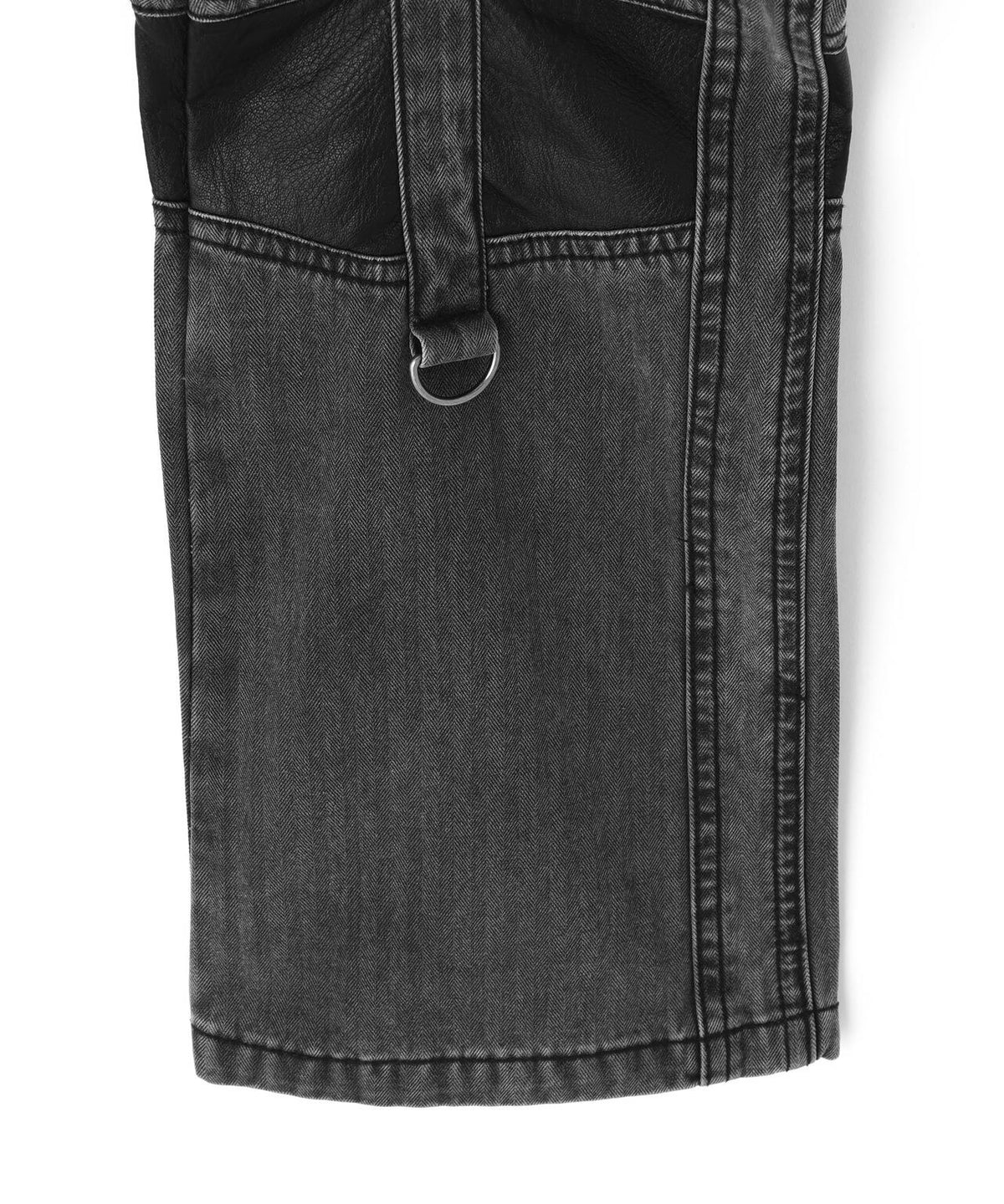 DND4DES/ディーエヌディーフォーデス/Washed Paneled Strap-Tacked Jeans