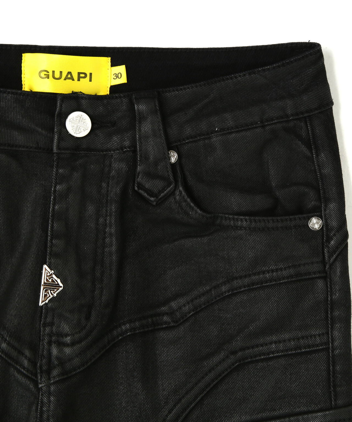 GUAPI/グアピ/Black Waxed Rope Denim