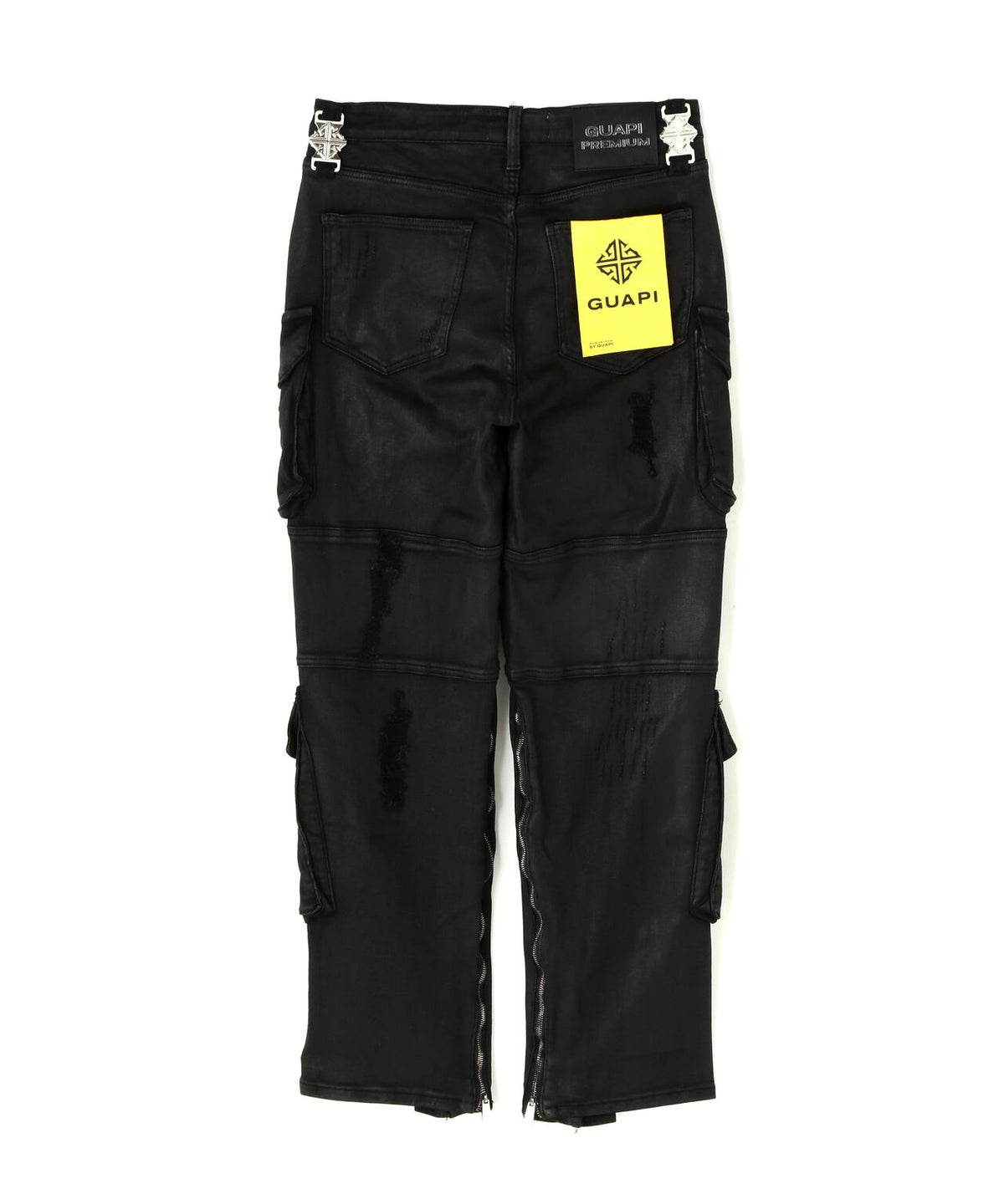 GUAPI/グアピ/Black Ops Waxed Straight Leg Denim