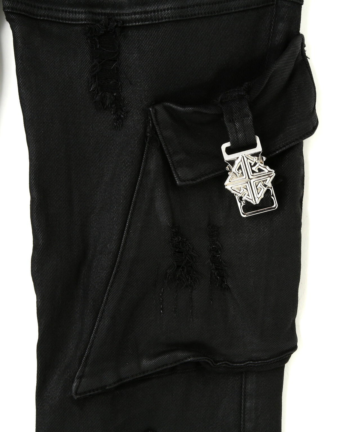 GUAPI/グアピ/Black Ops Waxed Straight Leg Denim