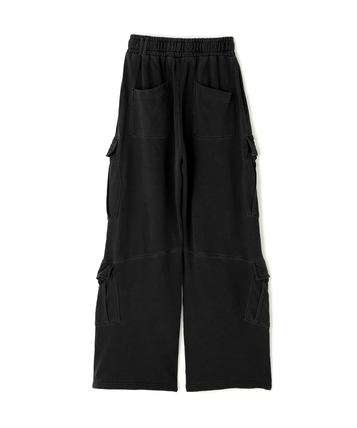 NOT4NERD/ノットフォーナード/DIAGONAL PANEL DART CARGO SWEAT PANTS。