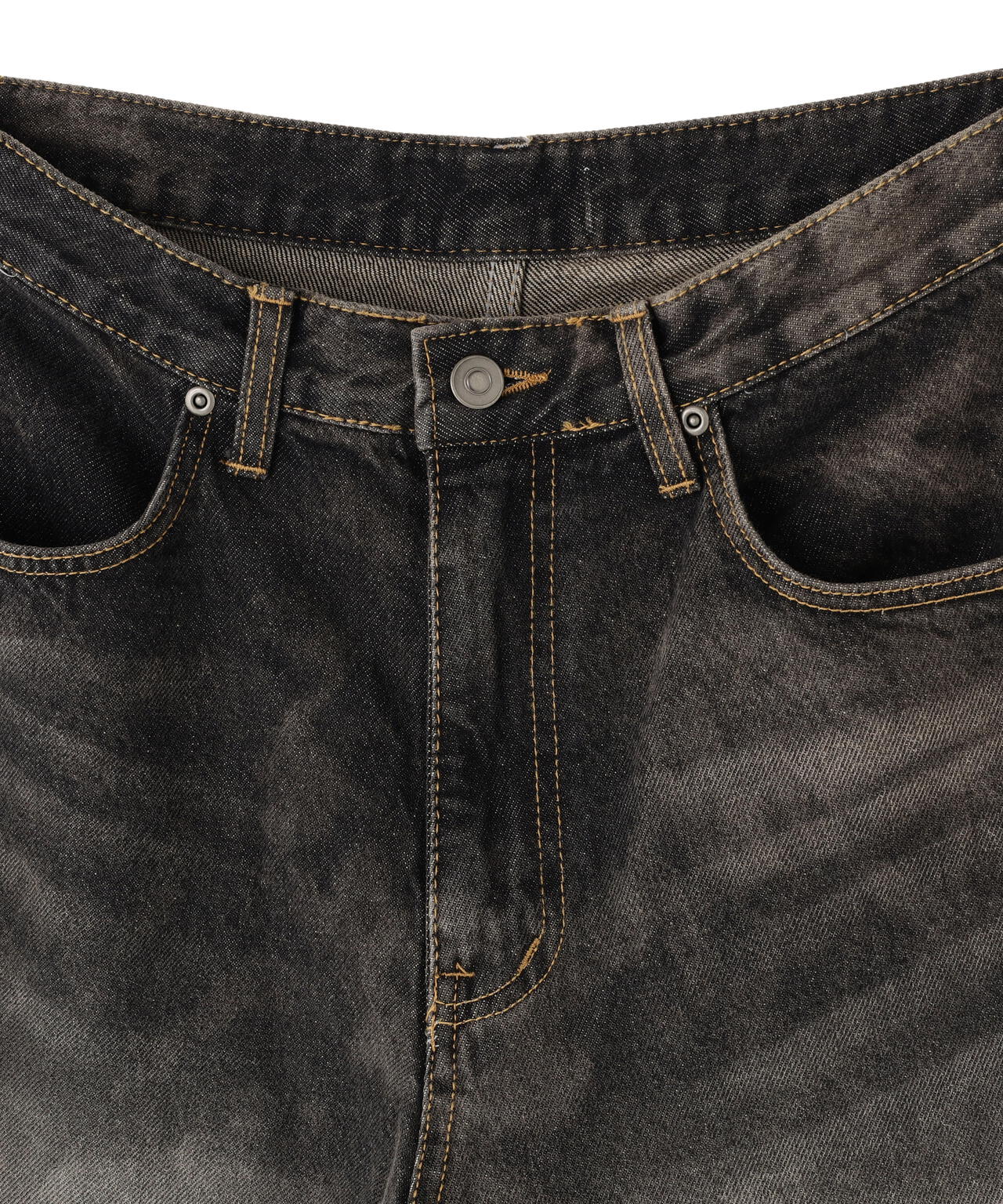 SIS/エスアイエス/Washed Wide Denim Pants