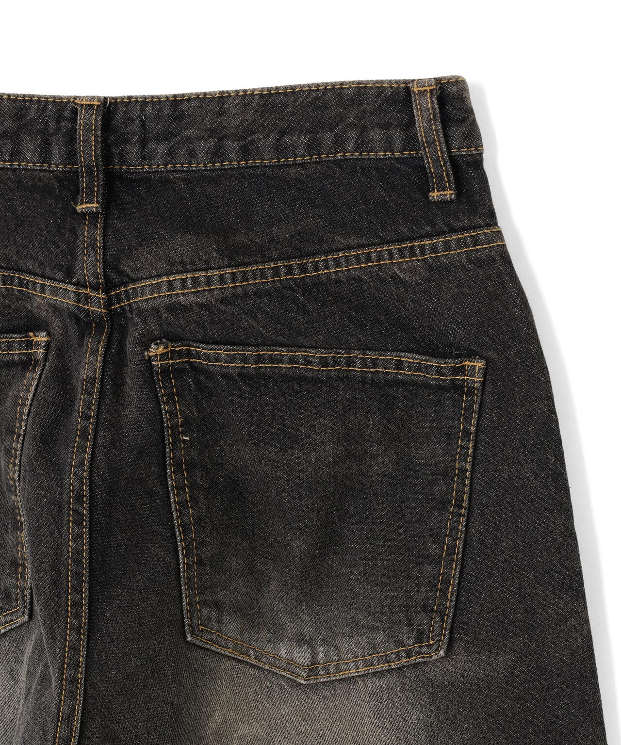 SIS/エスアイエス/Washed Wide Denim Pants
