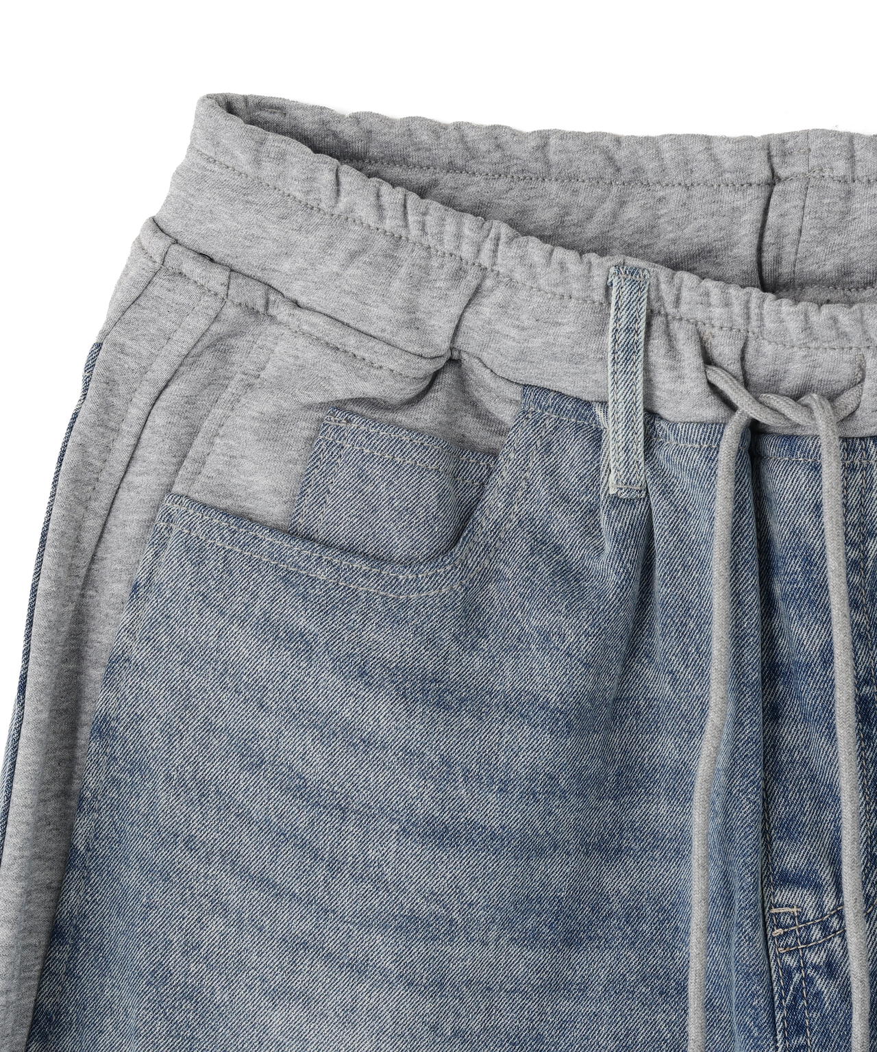 SIS/エスアイエス/Docking Denim Sweat Pants