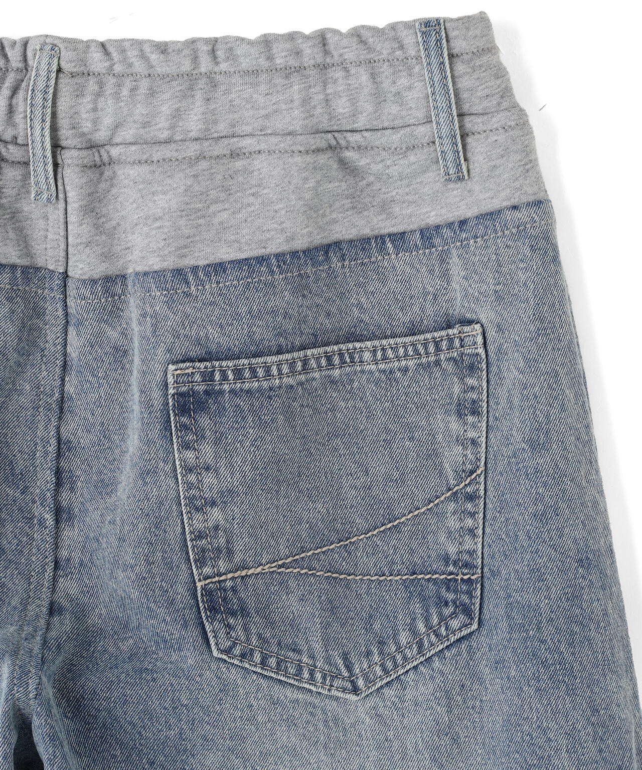 SIS/エスアイエス/Docking Denim Sweat Pants