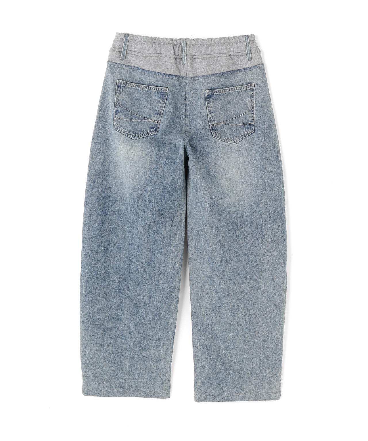 SIS/エスアイエス/Docking Denim Sweat Pants