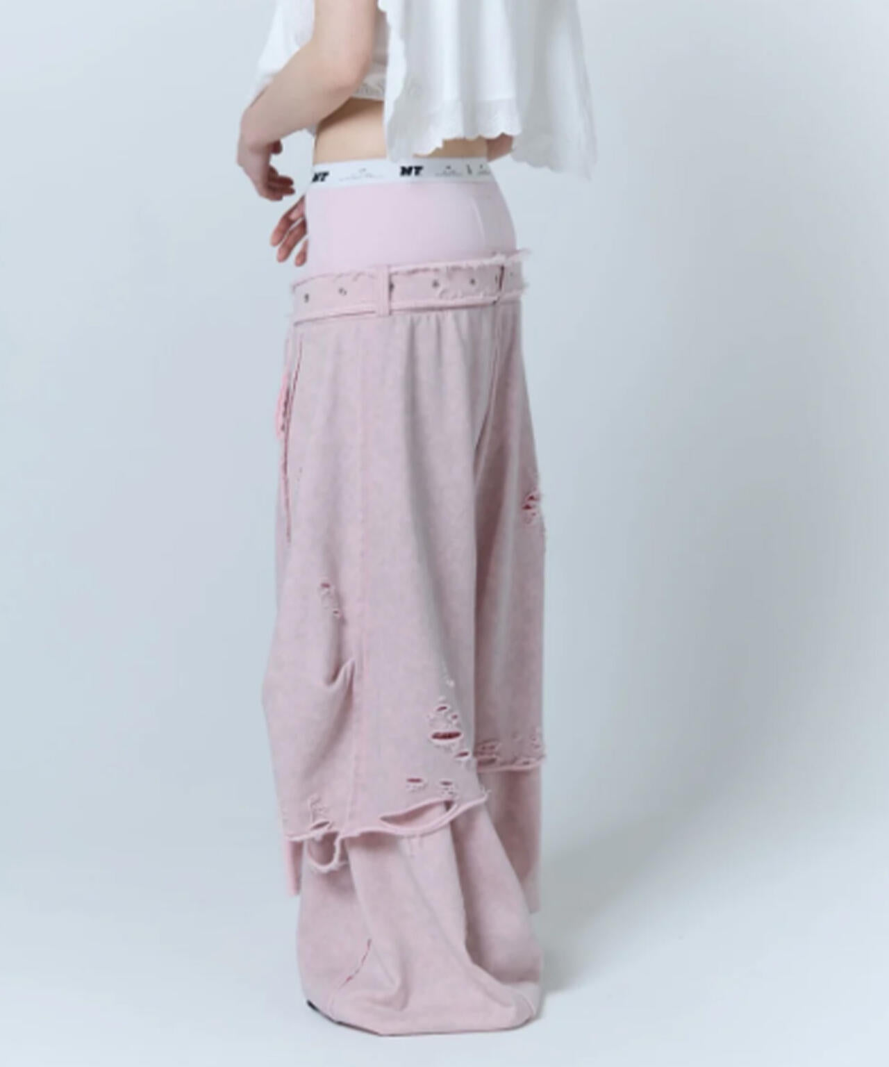 neith./ネイス/Boxer Destroyed Sweat Pants