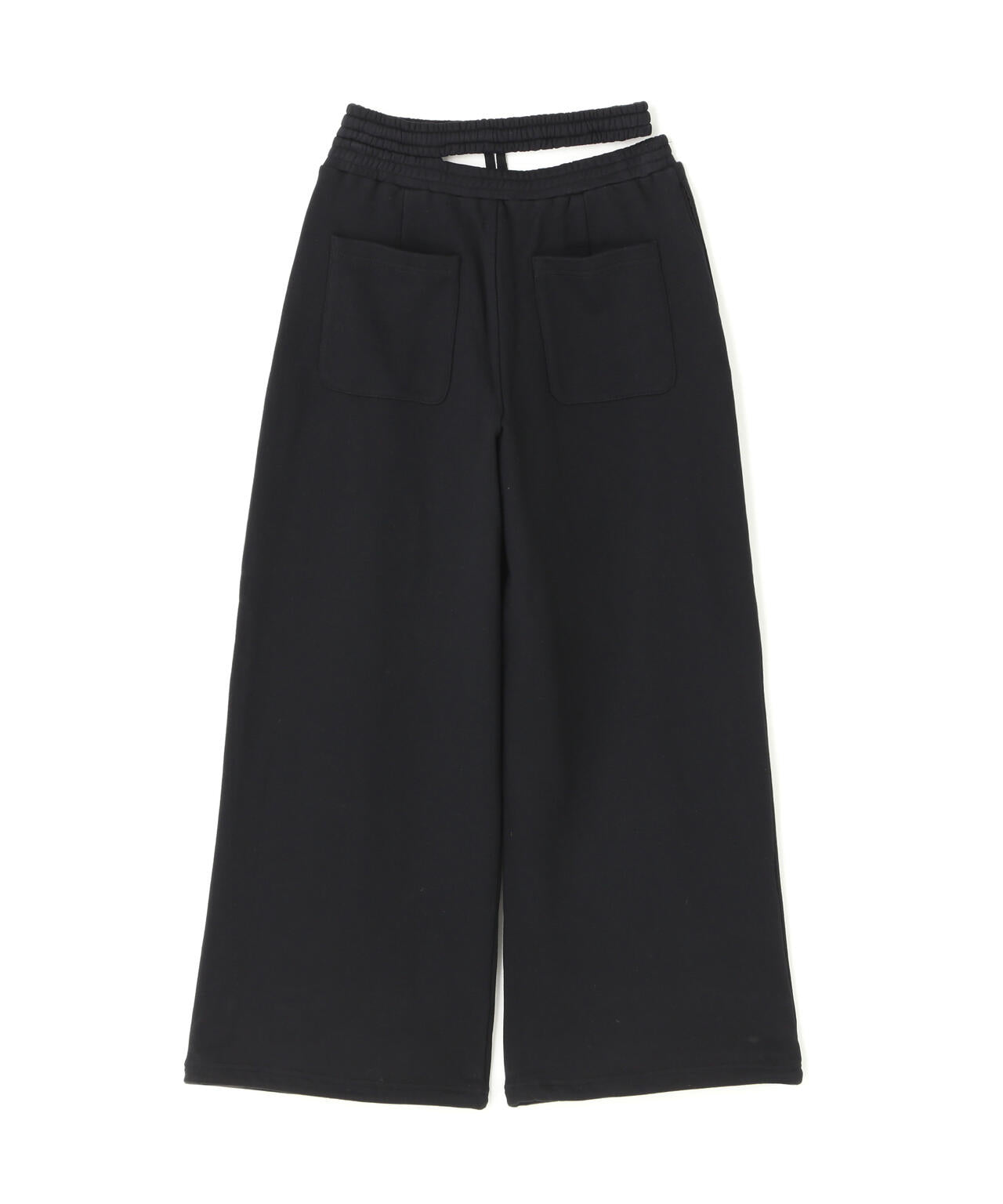 CLANE/クラネ/SLASH WAIST SWEAT PANTS