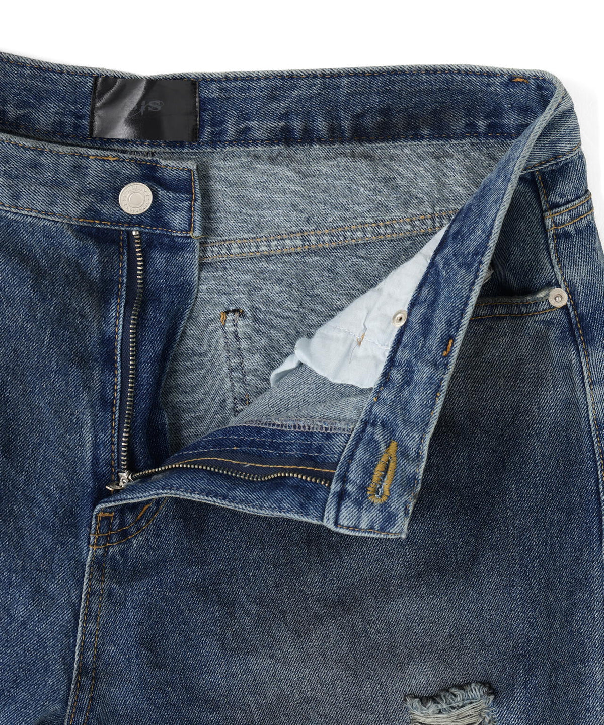 SIS/エスアイエス/CRUSH WASH DENIM PANTS