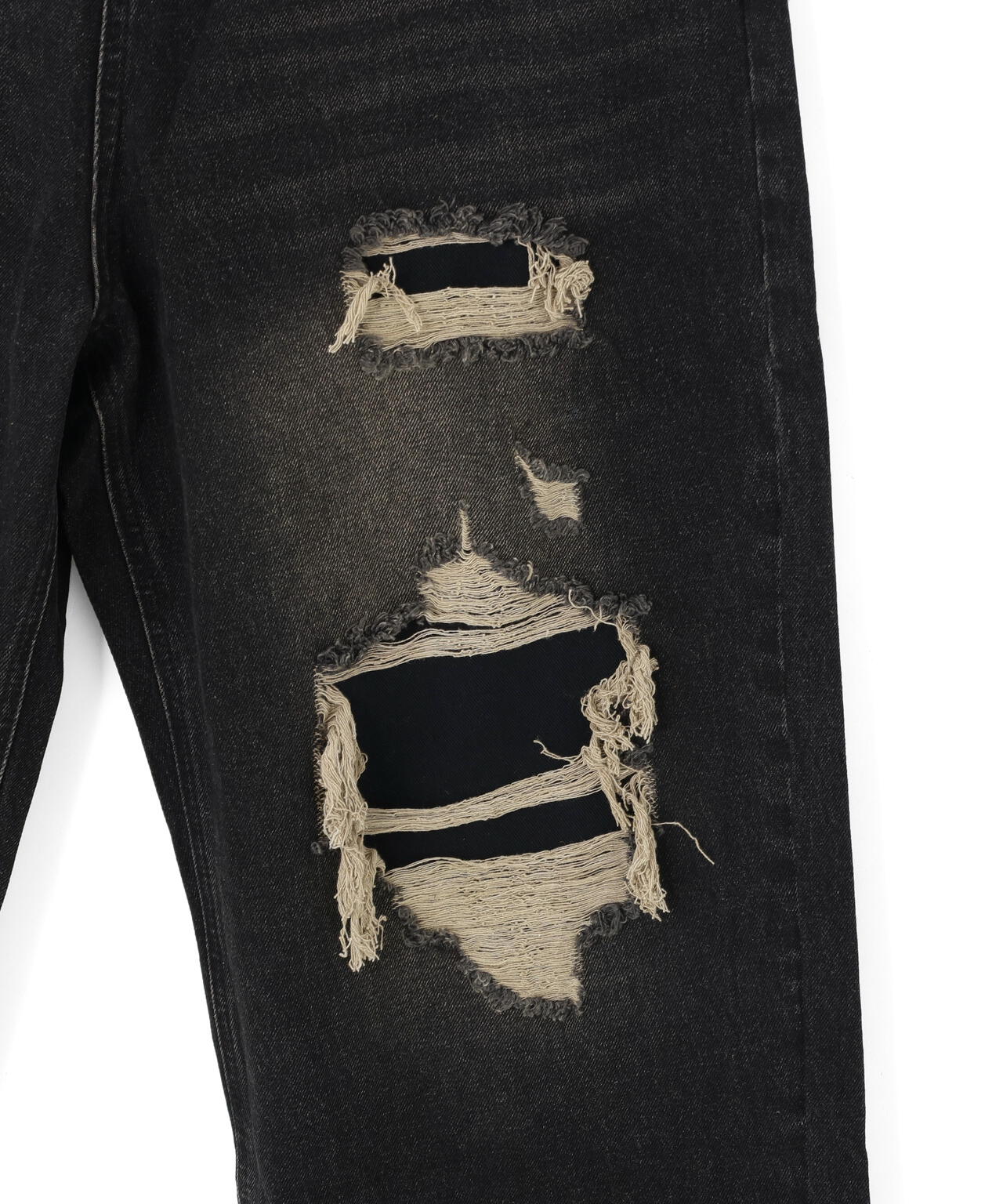 MAVYTH/メヴィス/DAMAGE WIDE DENIM PANTS