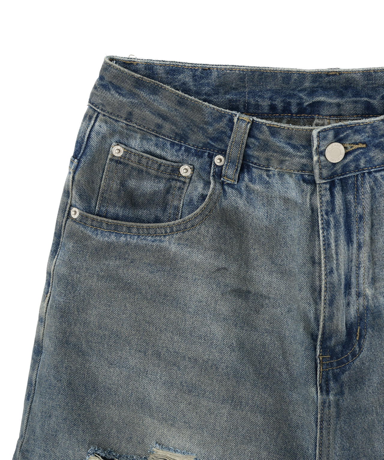 MAVYTH/メヴィス/LAYERED DENIM PANTS