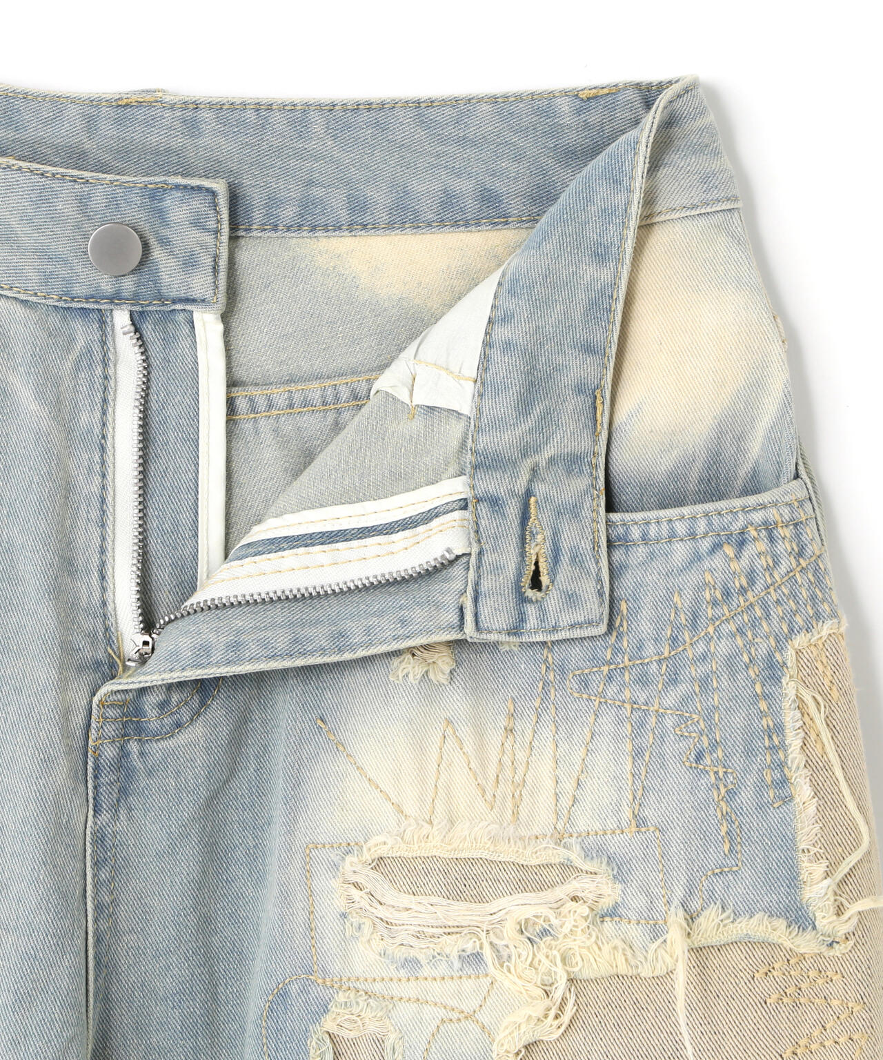 MAVYTH/メヴィス/CRUSH LOOSE DENIM PANTS