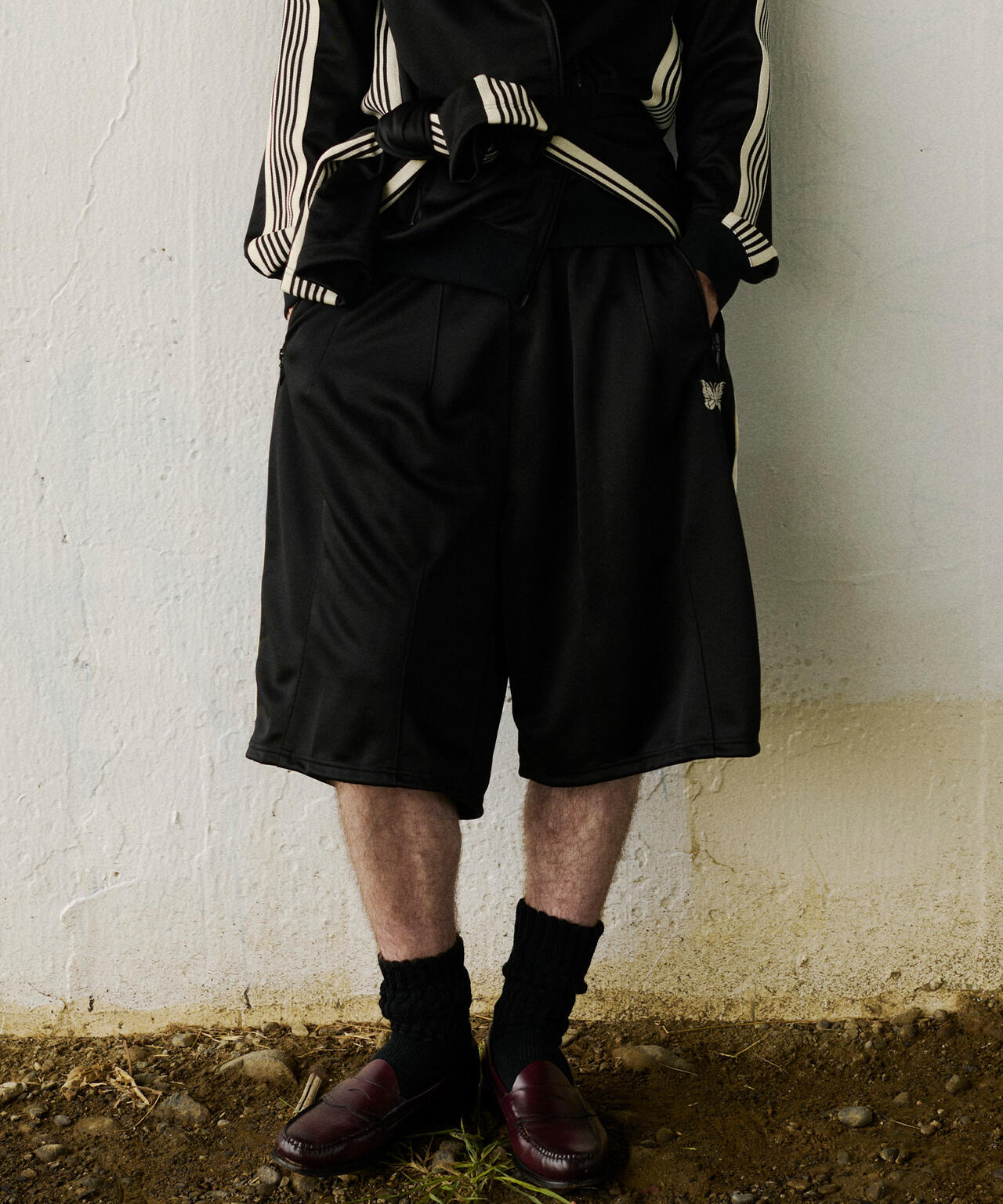 NEEDLES/ニードルズ/【LHP EXCLUSIVE】H.D.TRACK PANT SHORTS - POLY SMOOTH