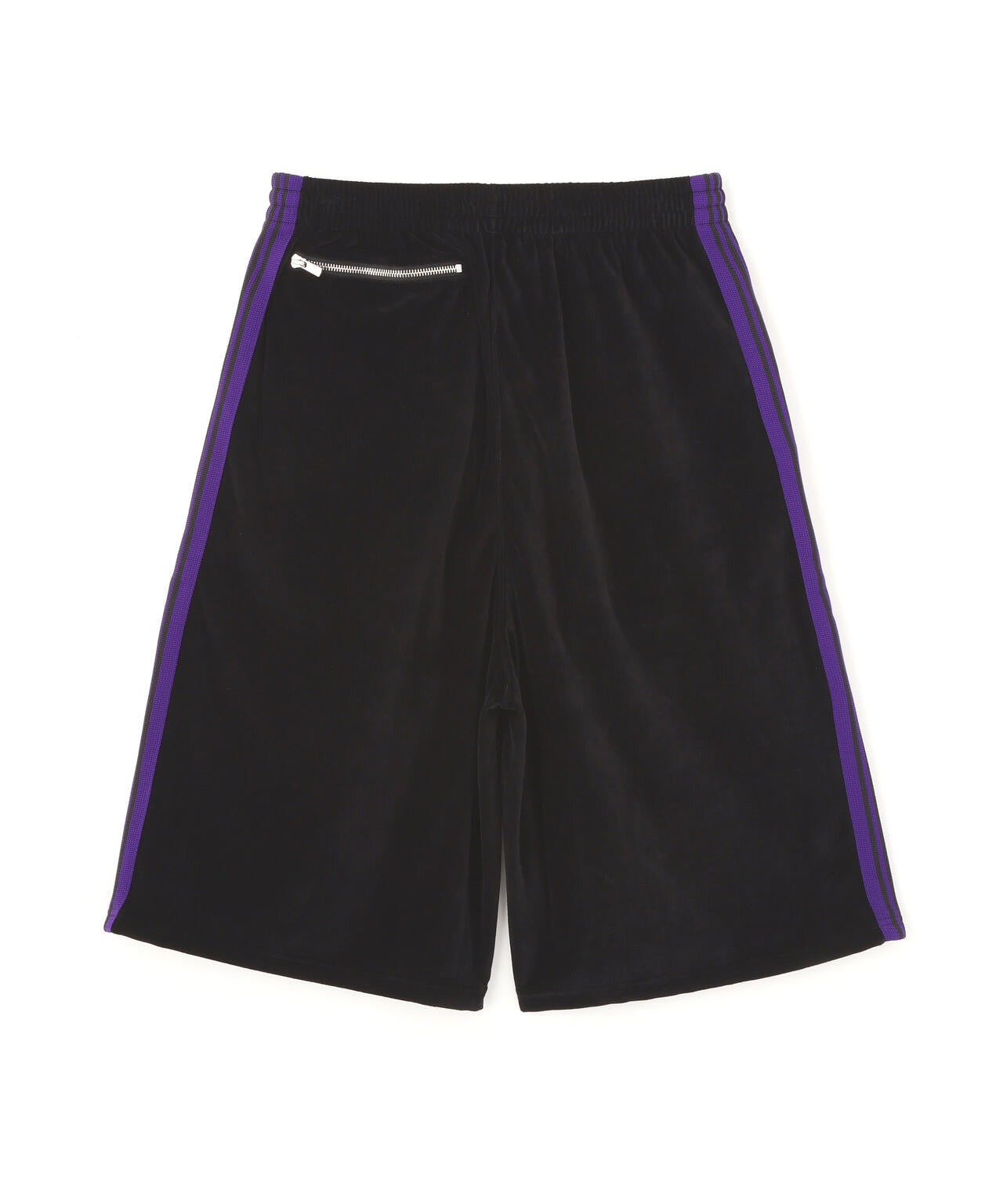 NEEDLES/ニードルズ/【LHP EXCLUSIVE】H.D.TRACK SHORTS - C/PE VELOUR(BLACK)