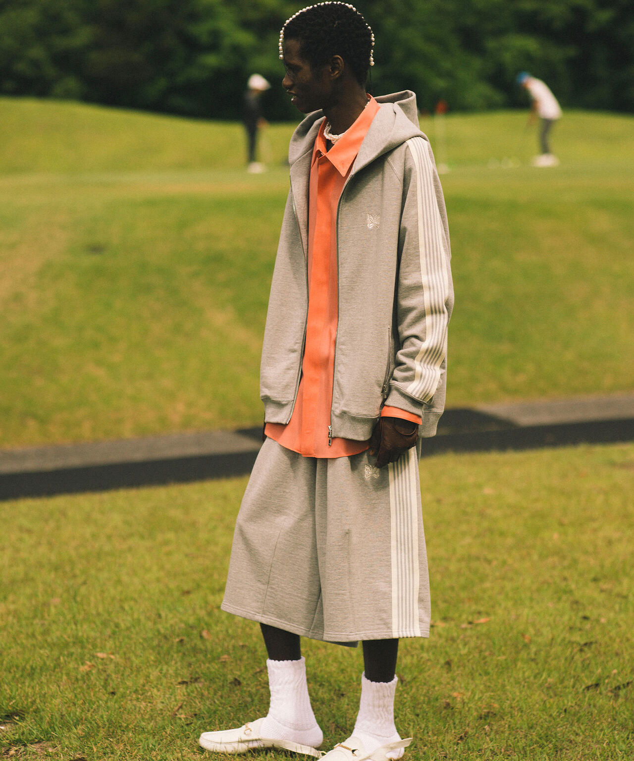 NEEDLES/ニードルズ/【LHP EXCLUSIVE】H.D.TRACK  SHORTS - COTTON JERSEY