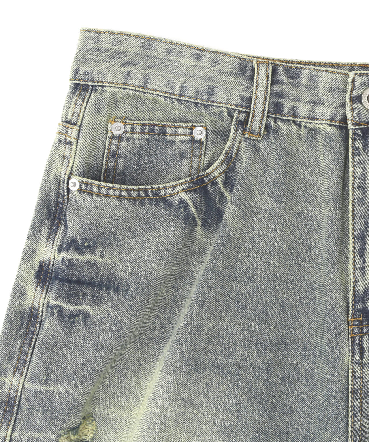 MAVYTH/メヴィス/CLASH DENIM SHORTS