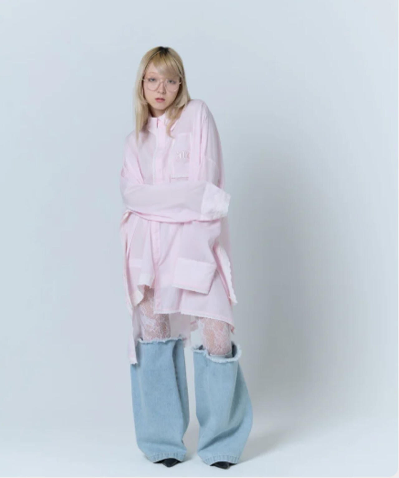 neith./ネイス/Destroyed Denim and Leg cover